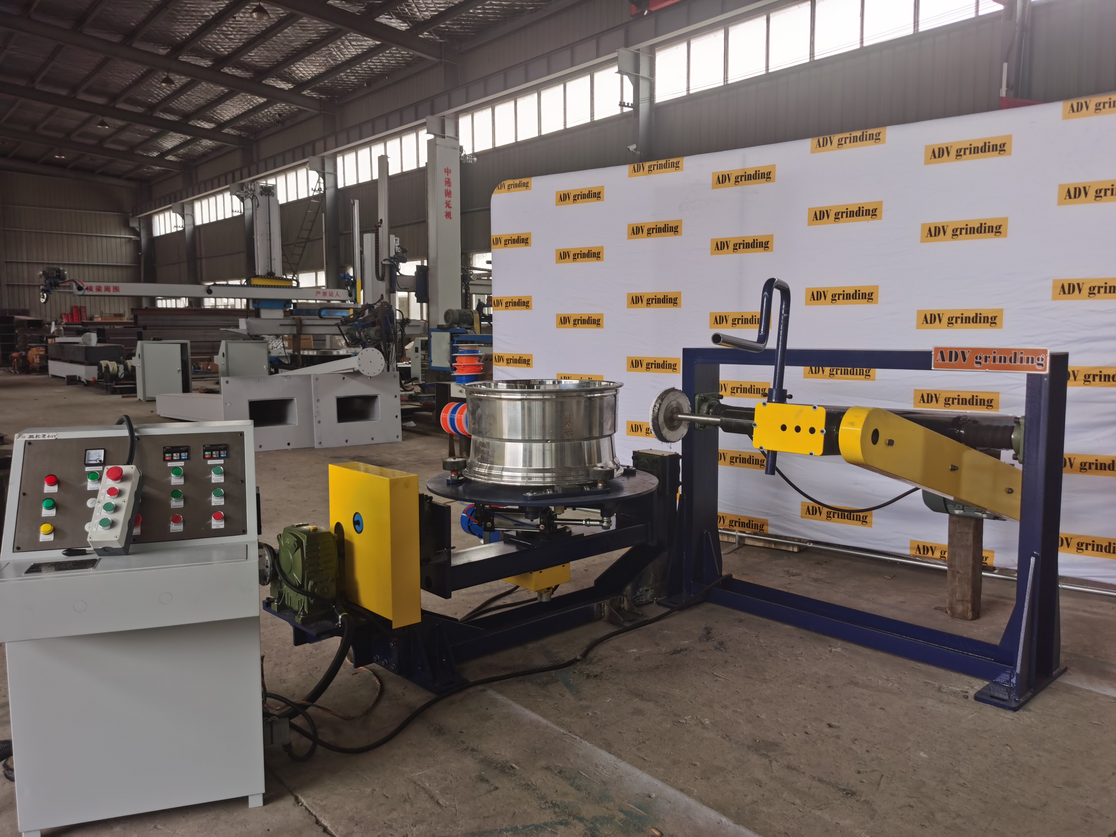 ADV-408 Alloy Wheel Polishing Machine Unveiled