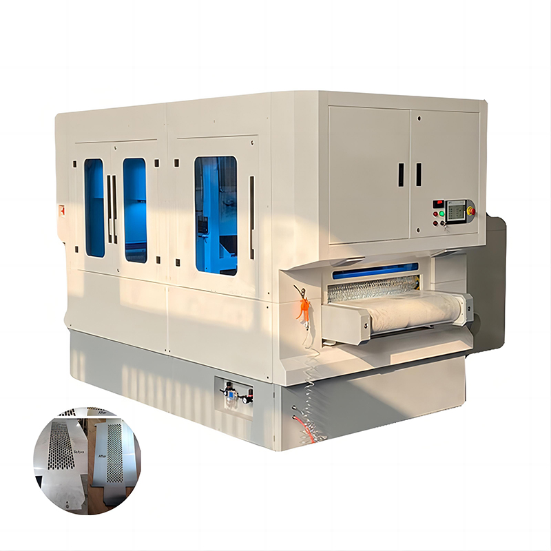 Precision Craftsmanship After Laser Cutting: ADV 508-RW Deburring Machine Enhances Stainless Steel Sheet Processing