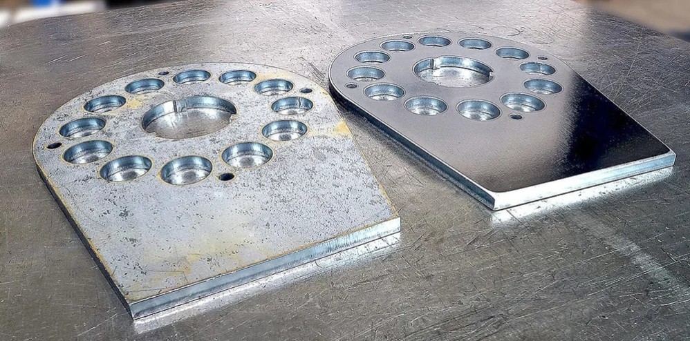 desbarbado de metal CNC