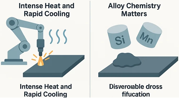 Why Heavy Slag Forms