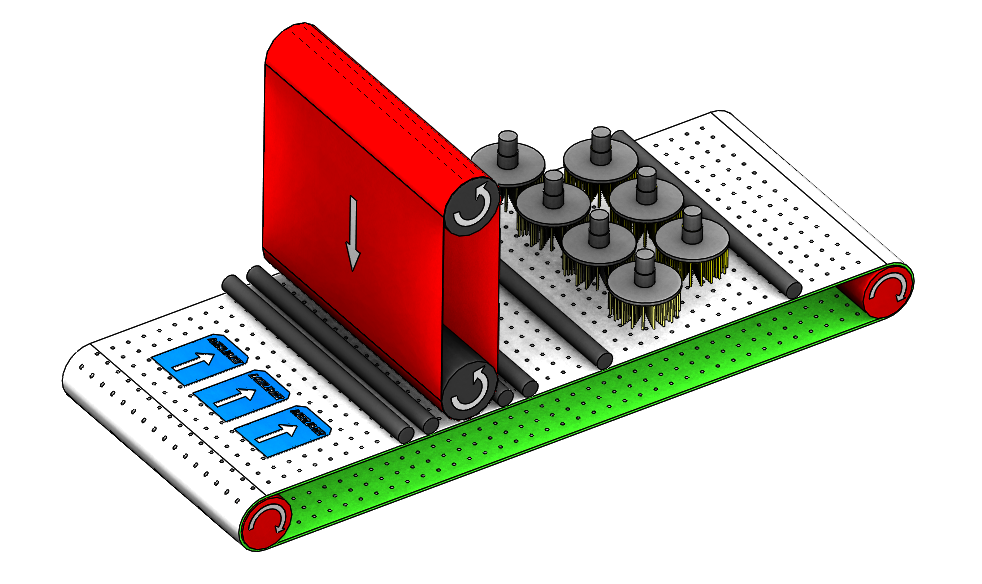 Машина для снятия заусенцев RY