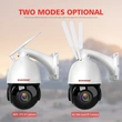 Outdoor IP Camera 5MP 4g Sim card WIFI AI Auto Tracking 30X Zoom Wireless PTZ Speed Dome CCTV Camera Two Way Audio IR 80m Camhi