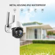 Security Camera Outdoor, AI auto Tracking,2.4g WiFi Home Surveillance Camera,2 Way Audio,1080P Full Color 150ft IR Night Vision, Metal housing Waterproof