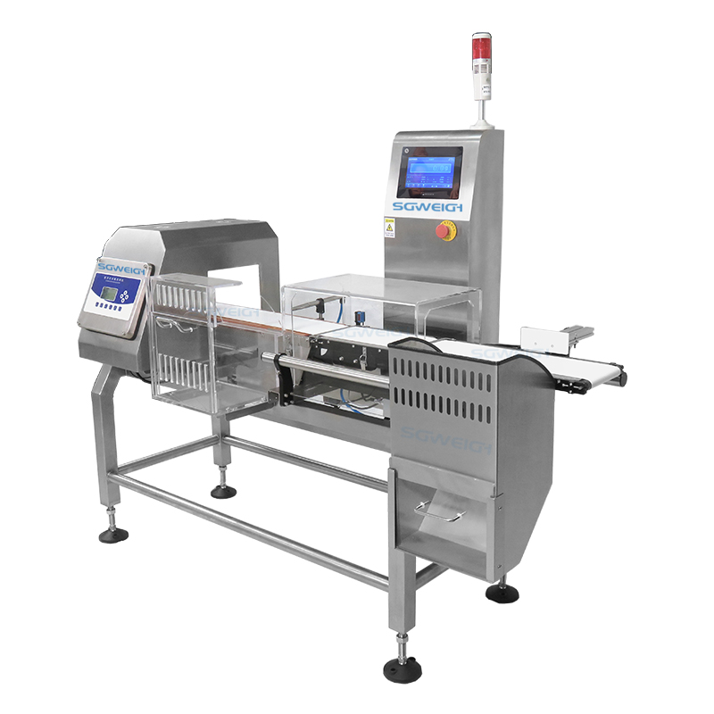 Checkweigher with Metal Detector Combo for Rubber Industry