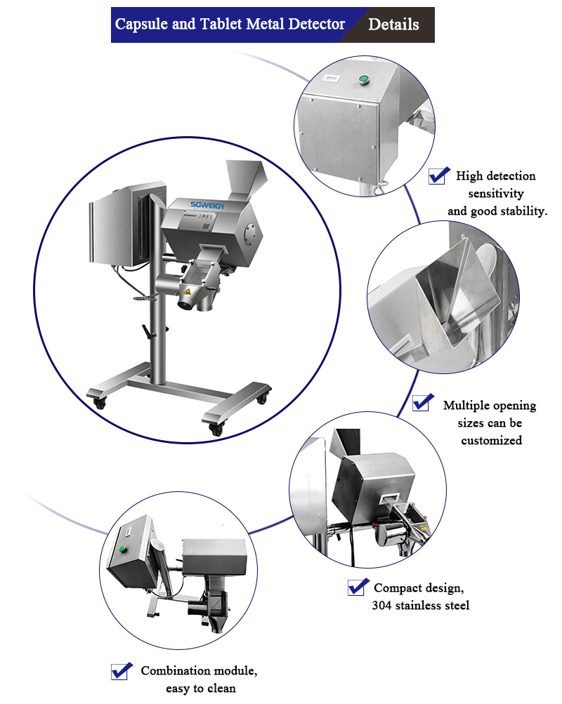 High Speed Pharmaceutical Metal Detector