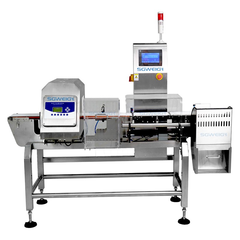 All-in-One Metal Detector Machine And Checkweigher For Food