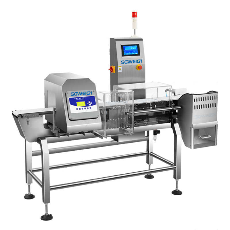 Automatic Checkweigher With Metal Detector Combo