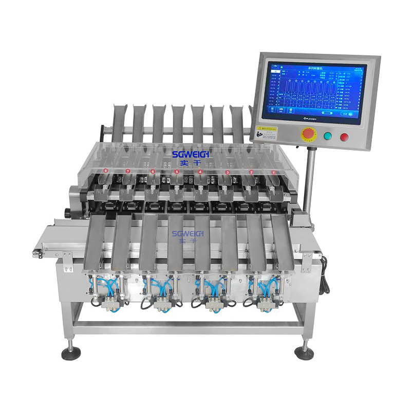 Online Multi-Lane Checkweigher