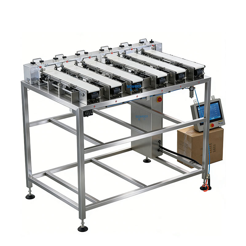 100% Inline Weight Control Multi-Lane Checkweigher 100% Inline Weight Control Multi-Lane Checkweigher