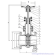 ansi class150-class600 gate valve wcb/ss batang naik——zg valve
