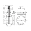 din3352/en1171 dn350-3200 том хэмжээтэй уян хатан суудалтай хаалга хавхлага——zg хавхлага