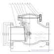شیر چک فلنج gb wcb/ss——zg