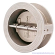 Válvula de retención tipo wafer de doble placa wcb / acero inoxidable gb —— válvula zg