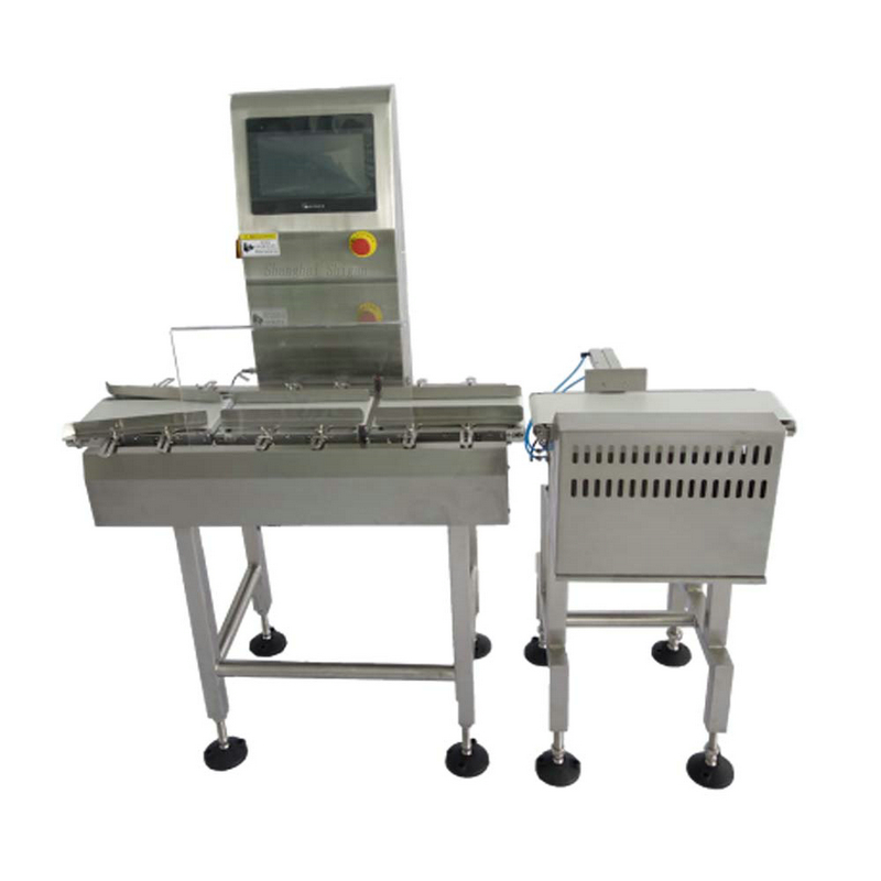 Online stable weighing food checkweigher