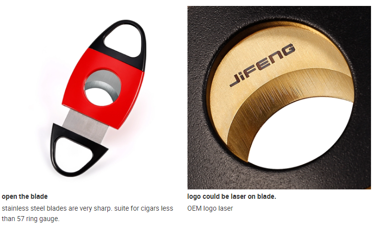 cortador de cigarros portátil de cuchillas de acero inoxidable de metal de logotipo personalizado agudo de alta calidad3.png