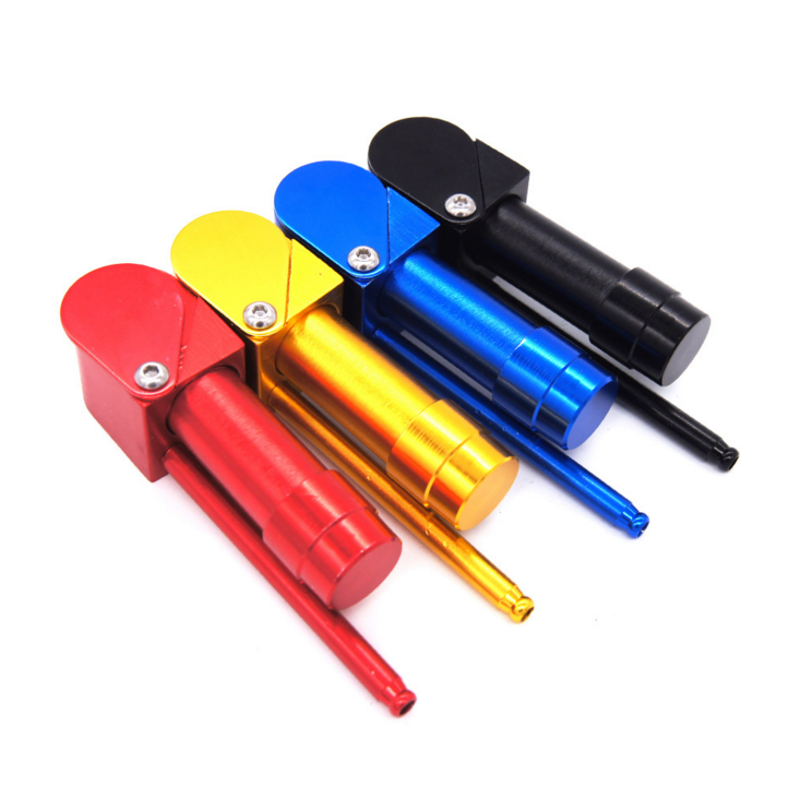 alumiun alloy Tobacco Pipe Smoking Pipes Portable Cigarette Holder with tobacco storage 2.png