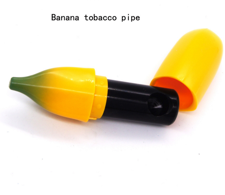 Pipe4.png de fumar con forma de plátano de aleación de aluminio