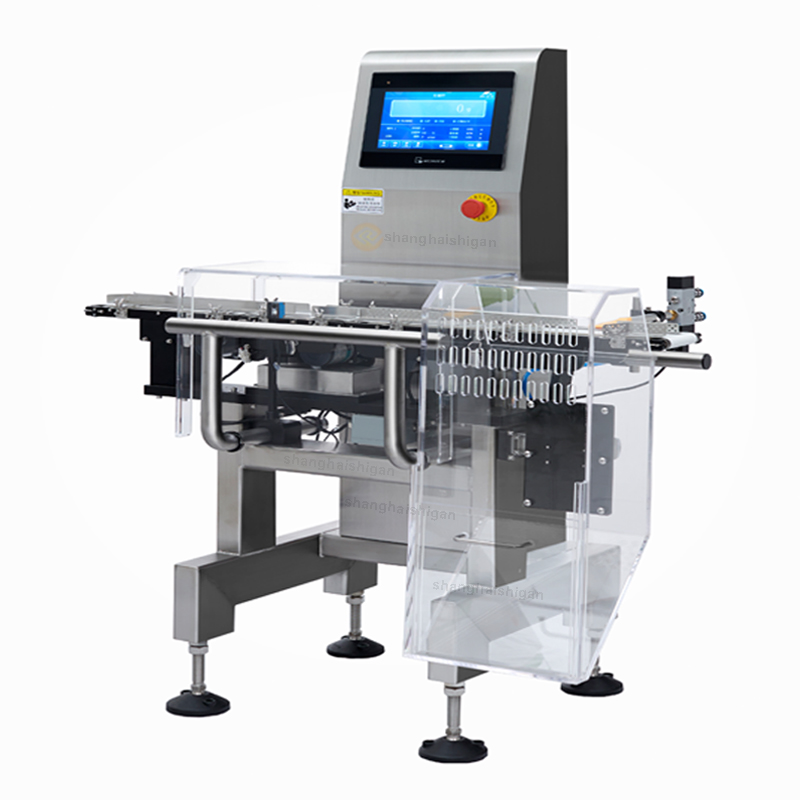 bag packing sauce checkweigher with feedback control