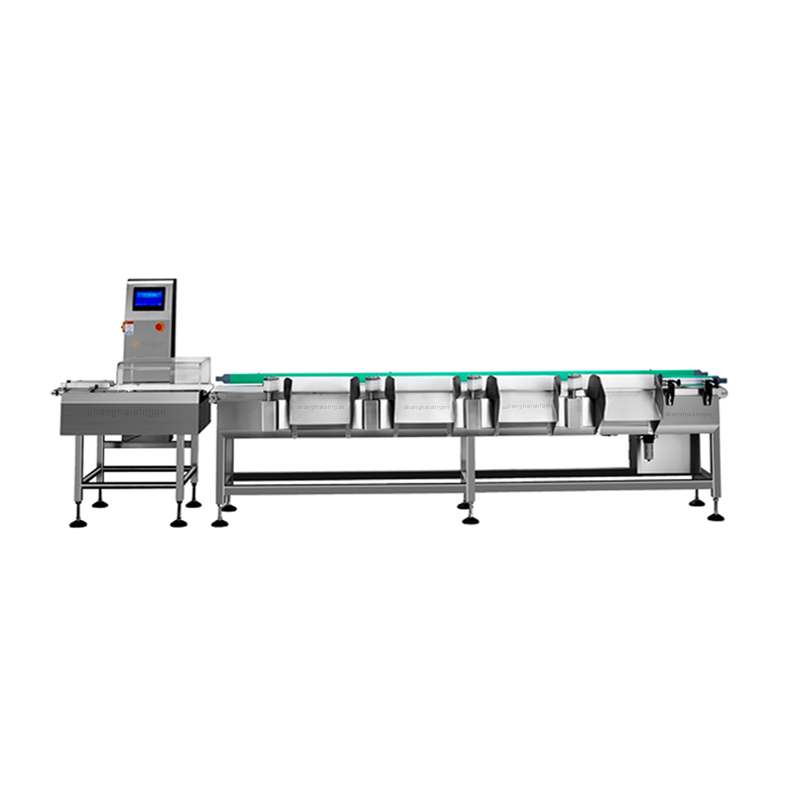 Multistage food sorting checkweigher system