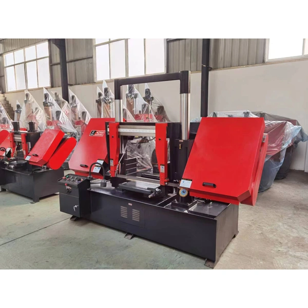 Double Column Horizontal Industrial Metal Band Saw Cutting Machine