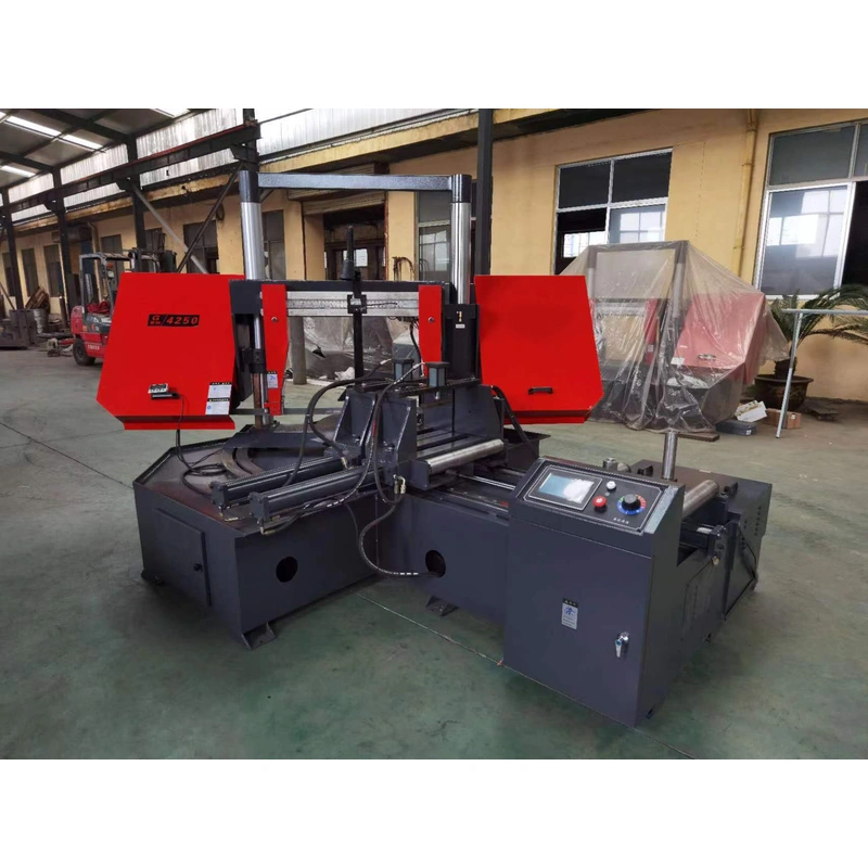 Double Column Horizontal Industrial Metal Band Saw Cutting Machine