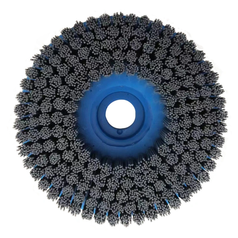 Cepillo de desbarbado de nailon abrasivo para desbarbar y pulir
