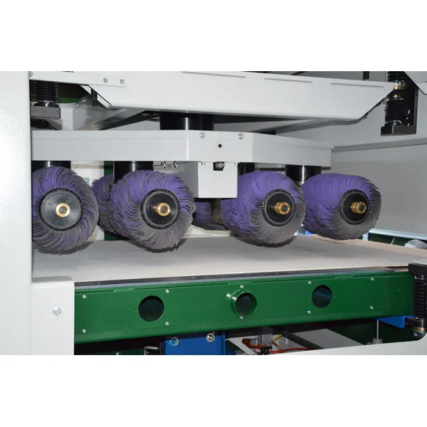 Rueda de aleta de pulido de alambre de tela de esmeril de 300 mm para metal