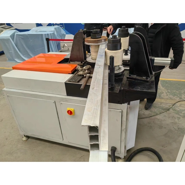 Automatic cnc 3 roller vertical aluminum profile arc bending machine