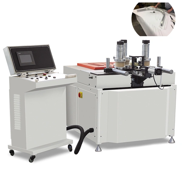 Automatic cnc 3 roller vertical aluminum profile arc bending machine