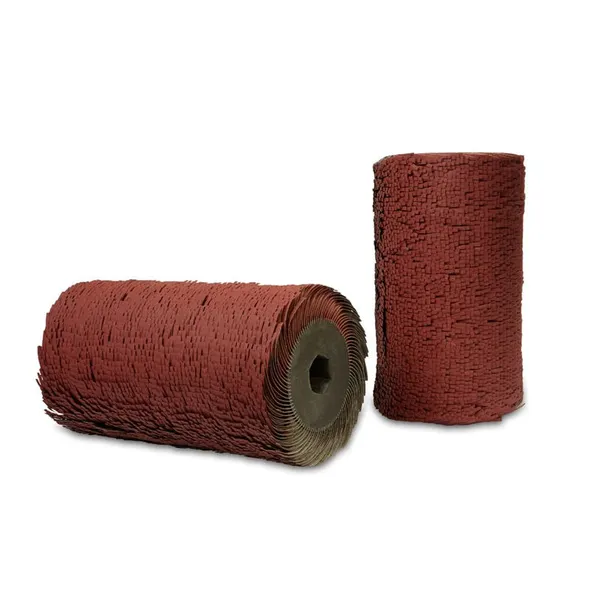 Schmirgelleinen-Drahtrad-Entgratungsmaschinenbürsten mit Schleifpapier   