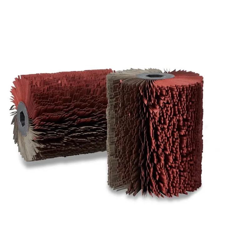 Schmirgelleinen-Drahtrad-Entgratungsmaschinenbürsten mit Schleifpapier   