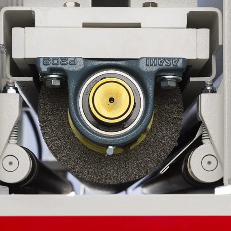 Cepillo de rodillo abrasivo de nailon no tejido para pulir láminas de metal