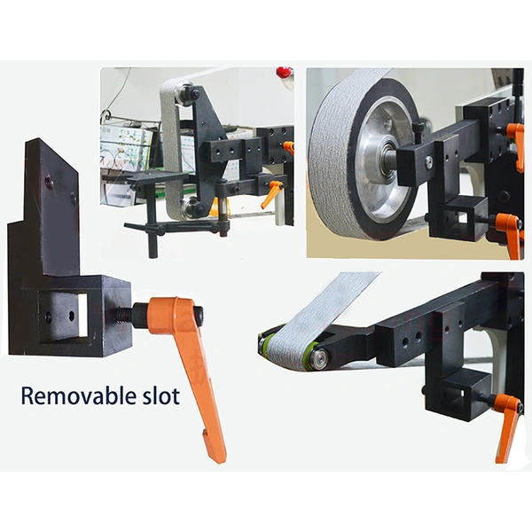 Convertidor de frecuencia, amoladora de correa, lijadora de 2,2 kW, fabricación de cuchillos abrasivos