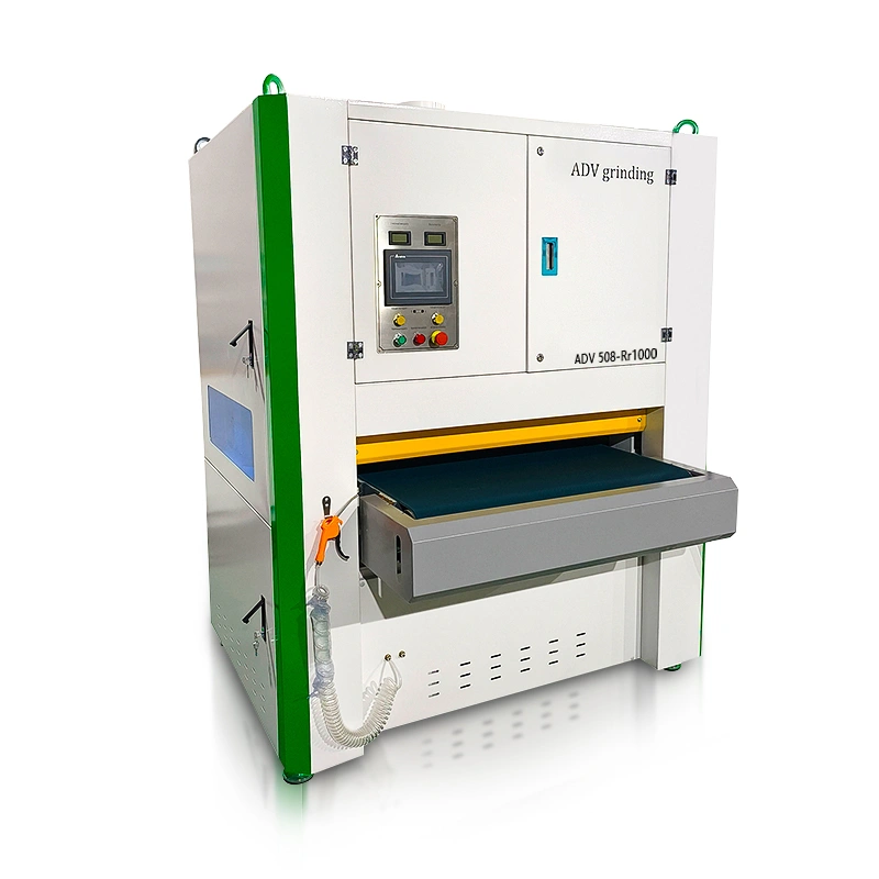 máquina automática de cepillado y pulido de acero inoxidable de metal plano