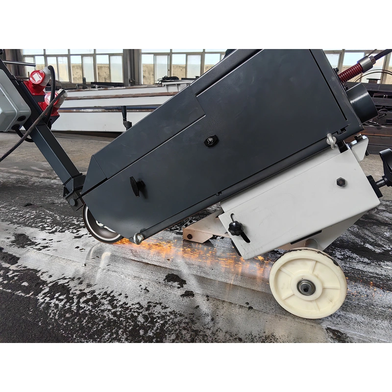 Steel Plate Polishing Machine | Hand Push Belt Sander