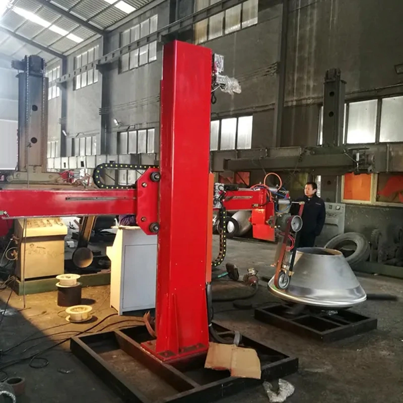 máquina pulidora de la cabeza del plato del extremo del plato del tanque de almacenamiento para el acero inoxidable 