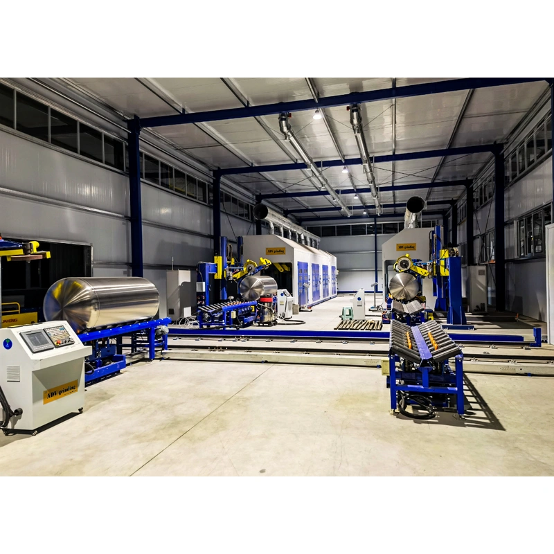 CNC LNG Air Tank Polishing Machine Line - LNG Cylinder Barrel Grinding - ADV