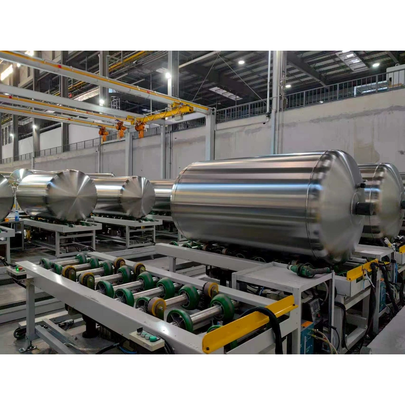 CNC LNG Air Tank Polishing Machine Line - LNG Cylinder Barrel Grinding - ADV