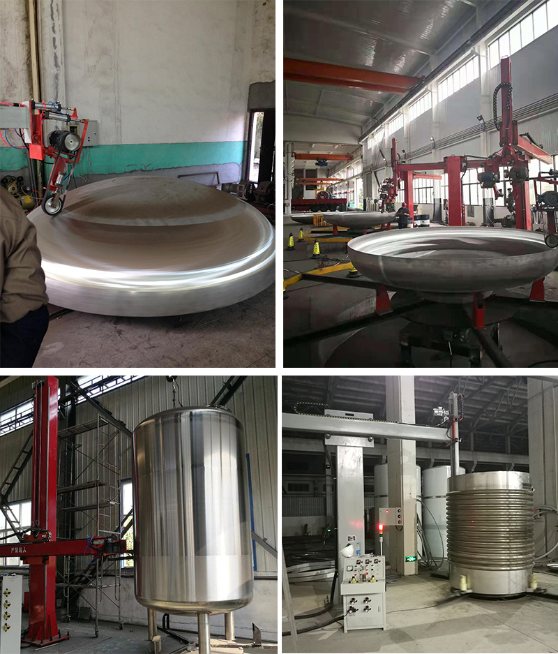 China tank head polishing machine