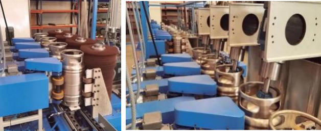 beer can polishing Line