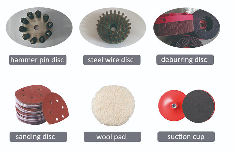 deburring machine Available abrasives