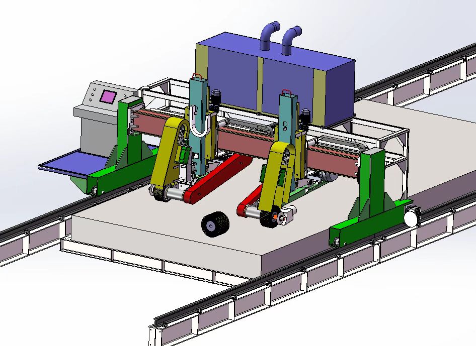 metal plat grinding machine
