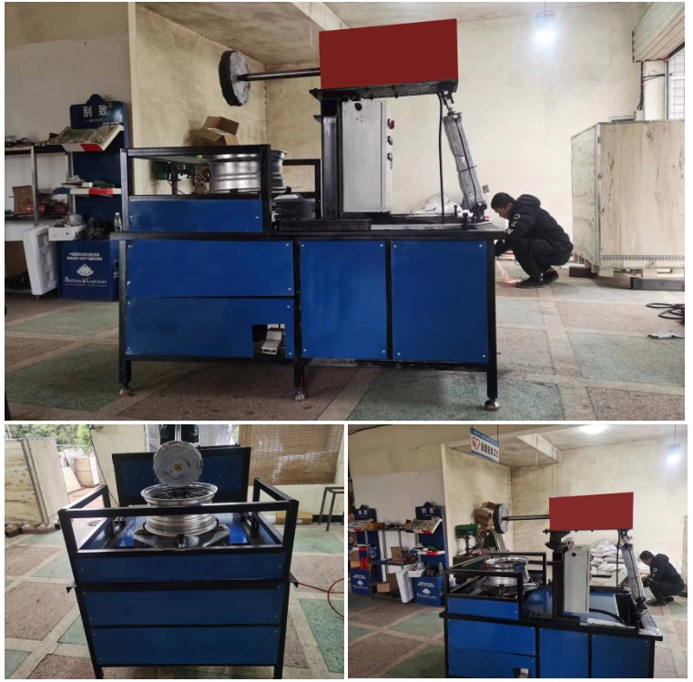 truck wheel polishing machine