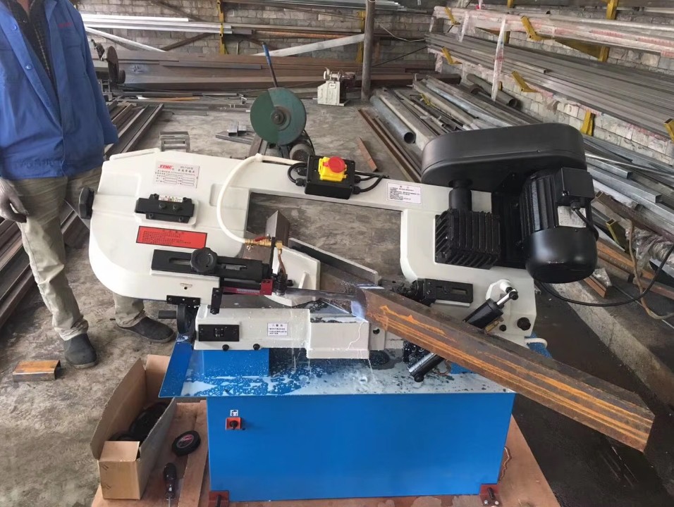 metal cutting band saw machine