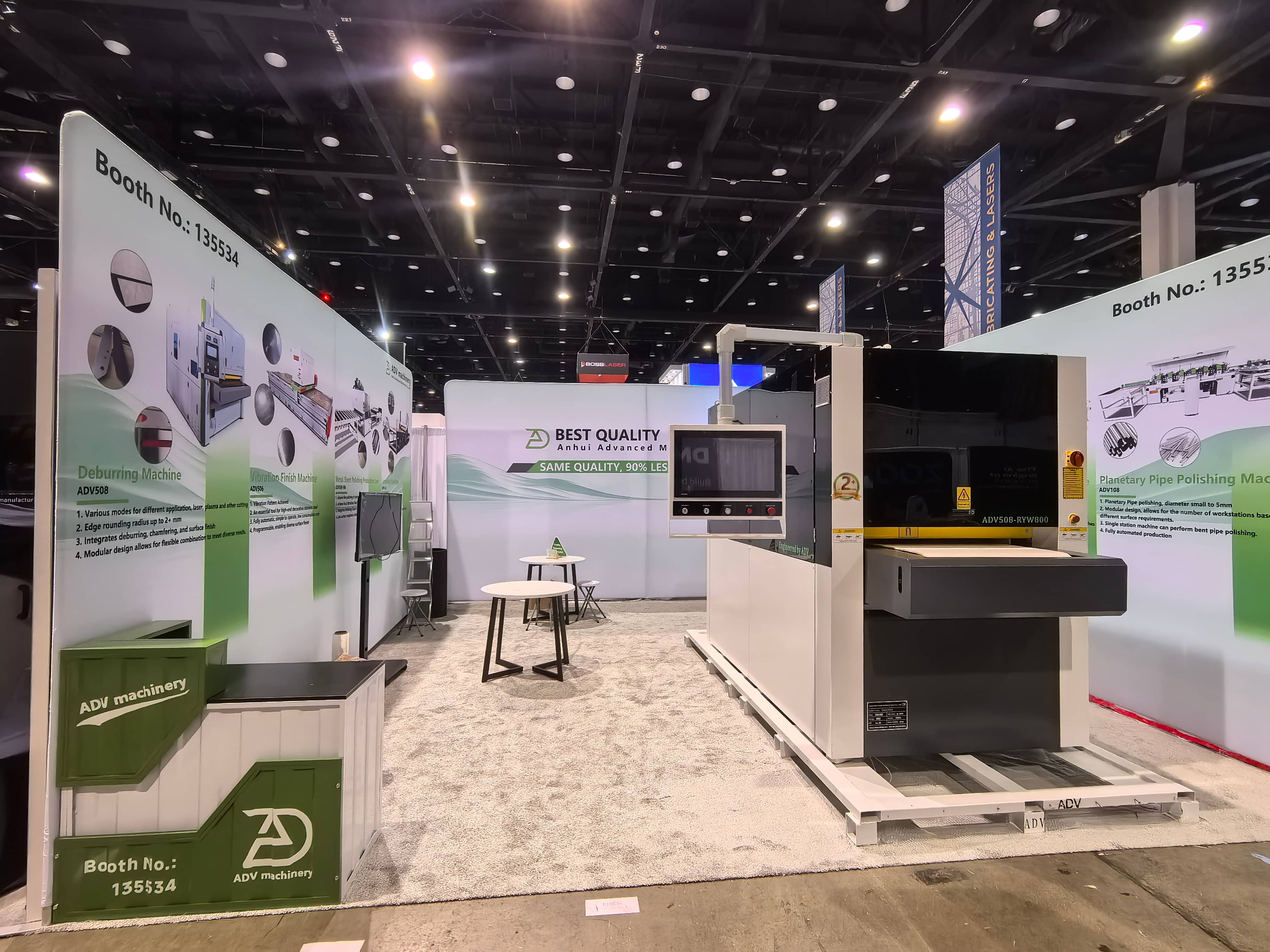 exhibition - deburring machine