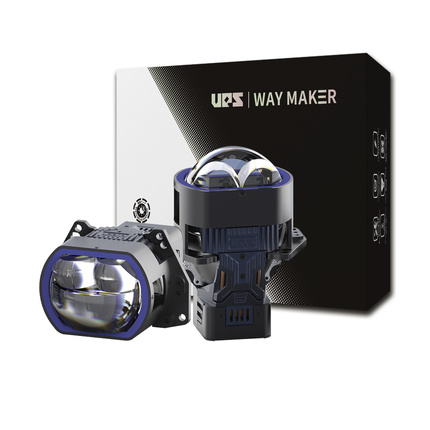 AES Square Len Dual Laser Bi Led Headlight  3“