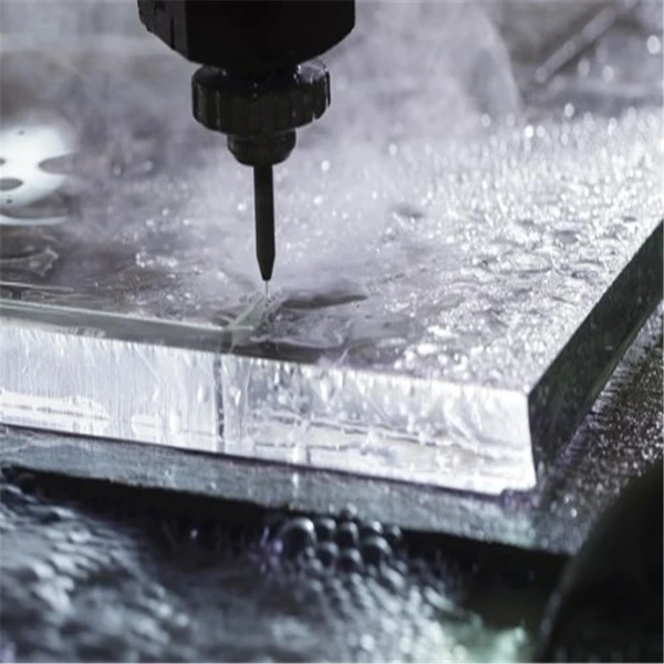 Sheet  Metal Water Jet Cutting Service On Steel 
