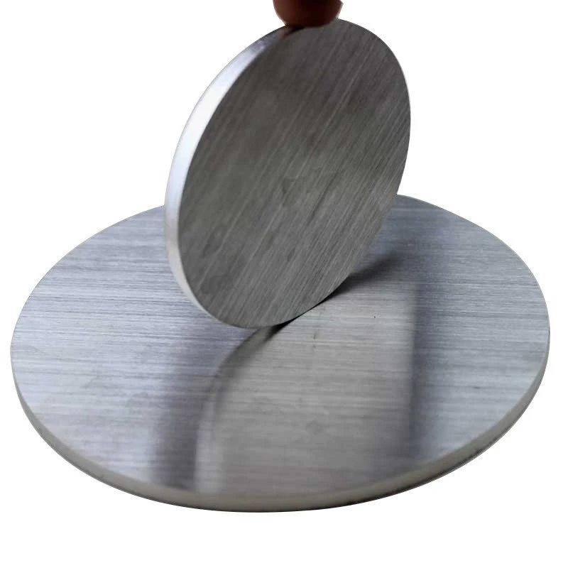Laser Cutting Brushed Stainless Steel Circle Plate 