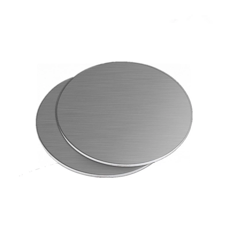 Laser Cutting Brushed Stainless Steel Circle Plate 