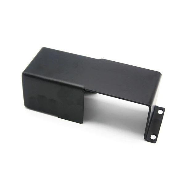 Black Powder Coating Q235 Steel Sheet Metal Bending Bracket